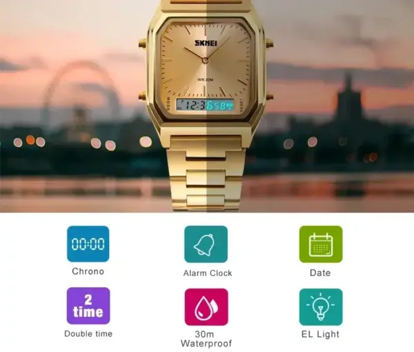 SKMEI 1220 Dual-Time Digital Sport Watch – photo 5