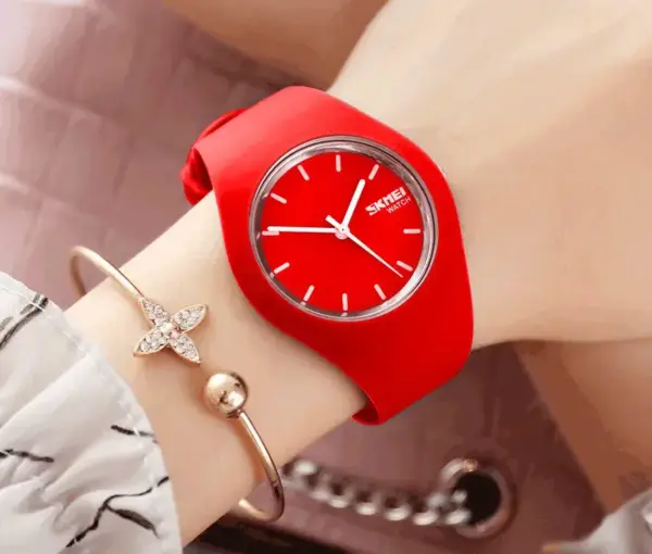 SKMEI 9068 Slim Silicone Watch SKMEI 9068 Slim Silicone Watch – photo 3