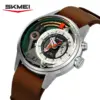 SKMEI 2333 Genuine-Leather Business Watch SKMEI 2333 Relógio Social com Pulseira de Couro Legítimo – foto 2