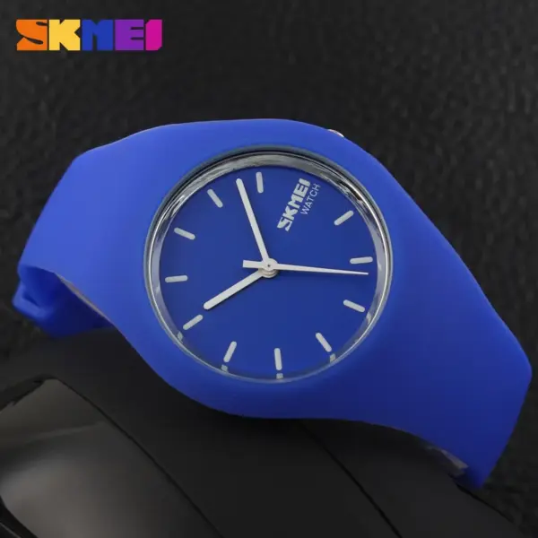 SKMEI 9068 Slim Silicone Watch SKMEI 9068 Relógio Fino com Pulseira de Silicone – foto 3