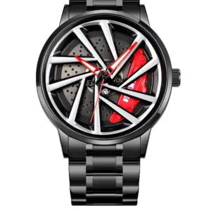 SKMEI 1787 Racing Wheel Dial Quartz Watch