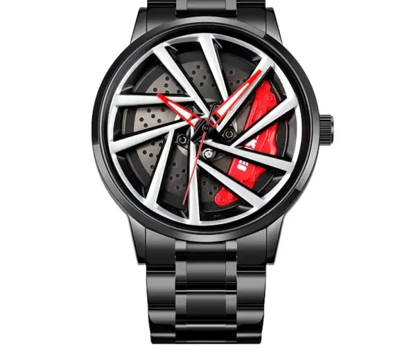 SKMEI 1787 Racing Wheel Dial Quartz Watch