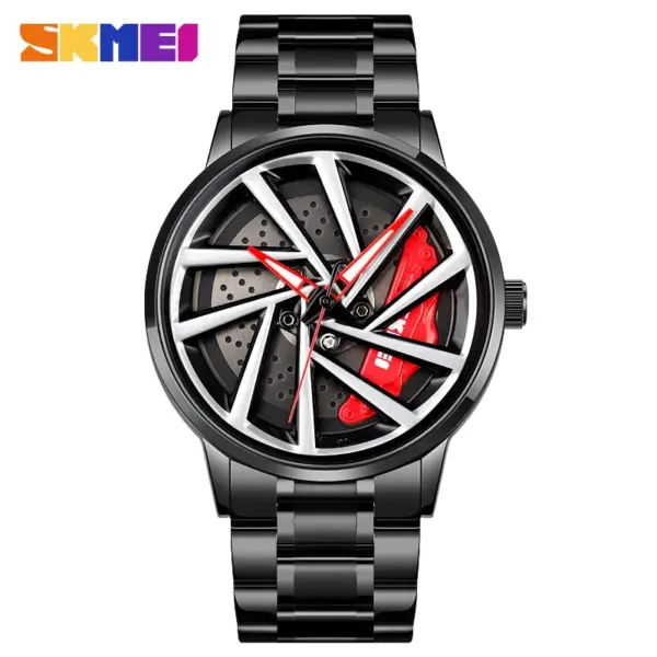 SKMEI 1787 Racing Wheel Dial Quartz Watch SKMEI 1787 Relógio de Quartzo com Mostrador de Roda – foto 2