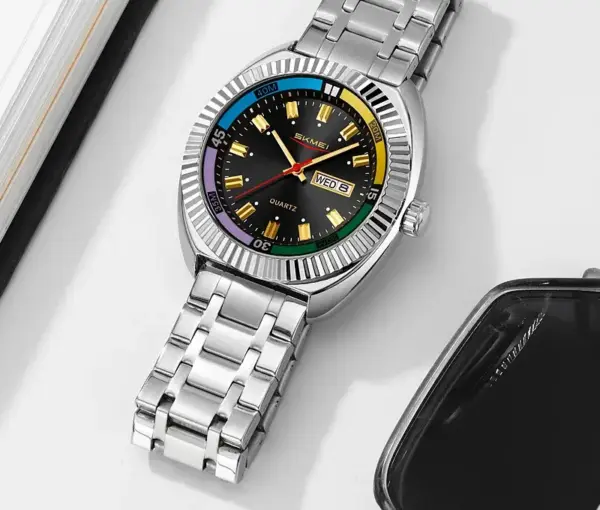 SKMEI 9353 Classic Steel Quartz Watch – photo 5