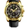 SKMEI 9156 Leather Chronograph Watch SKMEI 9156 Leather Chronograph Watch – photo 3