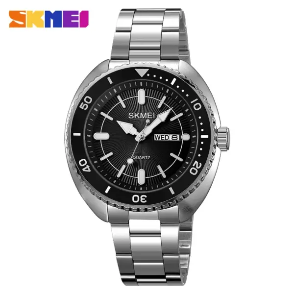 SKMEI 2256 Minimalist Steel Quartz Watch SKMEI 2256 Relógio Minimalista de Quartzo em Aço – foto 3