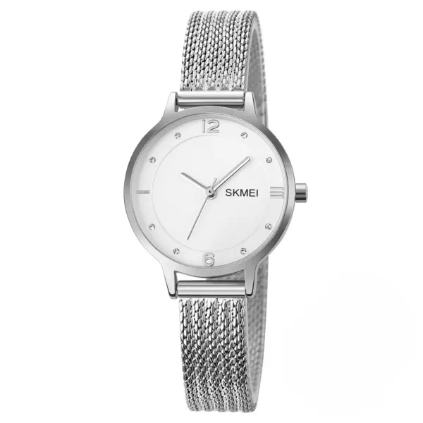 SKMEI 1874 Relógio Minimalista com Pulseira de Aço – foto 2