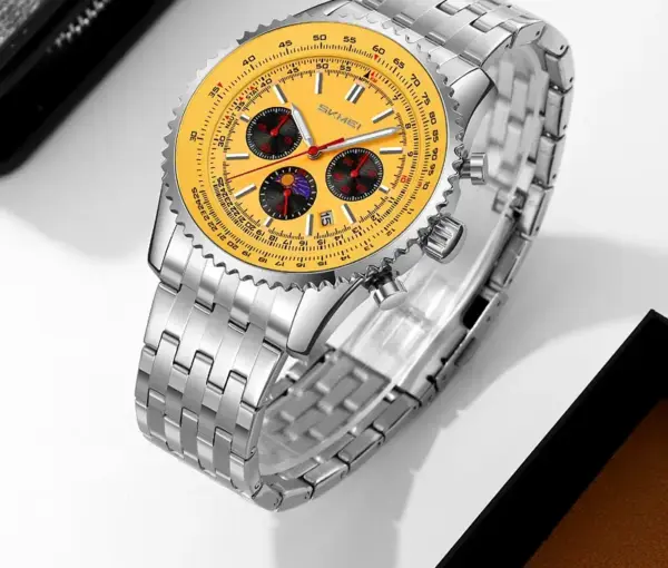 SKMEI 9348 Moon Phase Chronograph Watch SKMEI 9348 Moon Phase Chronograph Watch – photo 5