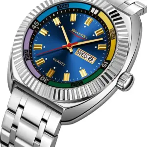 SKMEI 9353 Classic Steel Quartz Watch