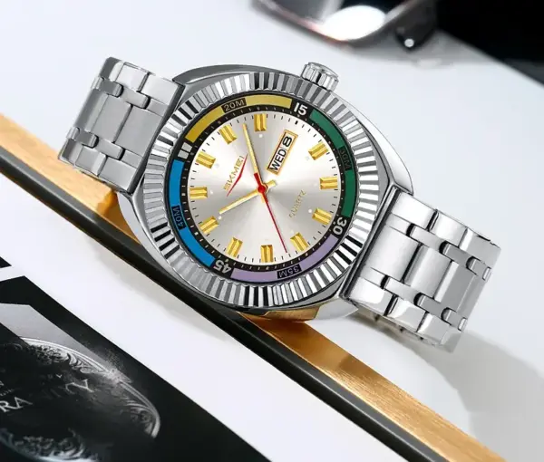 SKMEI 9353 Classic Steel Quartz Watch – photo 3
