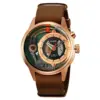 SKMEI 2333 Genuine-Leather Business Watch – photo 5
