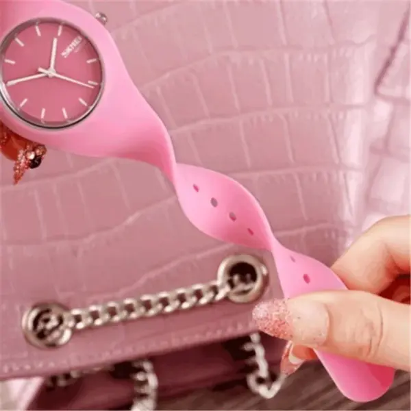 SKMEI 9068 Slim Silicone Watch SKMEI 9068 Relógio Fino com Pulseira de Silicone – foto 6