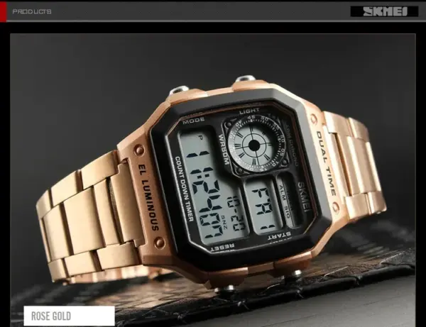 SKMEI 1335 Retro Square Digital Watch SKMEI 1335 Retro Square Digital Watch – photo 7