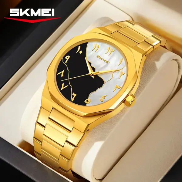 SKMEI 9391 Arabic Dial Steel Watch SKMEI 9391 Arabic Dial Steel Watch – photo 3