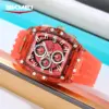 SKMEI 2606 Translucent Chronograph Watch – photo 5