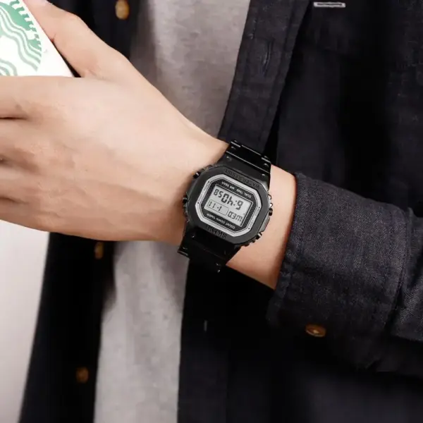 SKMEI 1456 Square Steel Digital Watch SKMEI 1456 Square Steel Digital Watch – photo 5