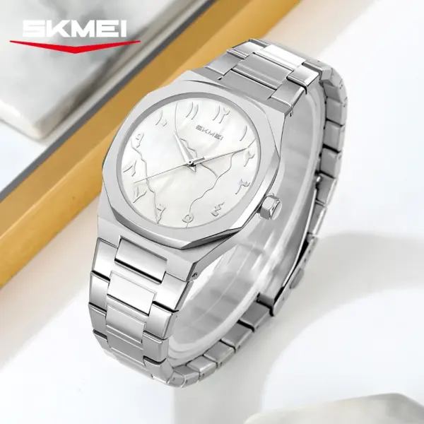 SKMEI 9391 Arabic Dial Steel Watch SKMEI 9391 Arabic Dial Steel Watch – photo 6