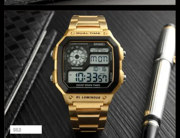 SKMEI 1335 Retro Square Digital Watch SKMEI 1335 Retro Square Digital Watch – photo 6