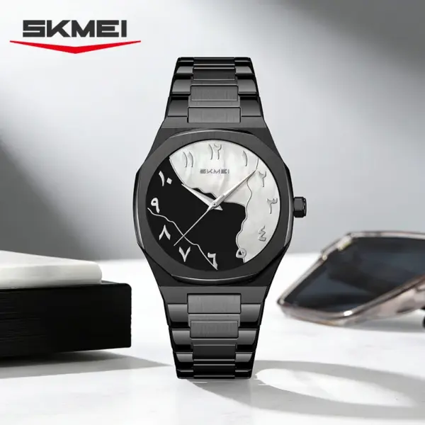 SKMEI 9391 Arabic Dial Steel Watch SKMEI 9391 Arabic Dial Steel Watch – photo 5