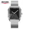 SKMEI 9393 Geometric Dial Steel Watch – photo 2