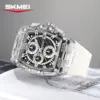 SKMEI 2606 Translucent Chronograph Watch – photo 3
