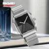 SKMEI 9393 Geometric Dial Steel Watch SKMEI 9393 Geometric Dial Steel Watch – photo 6