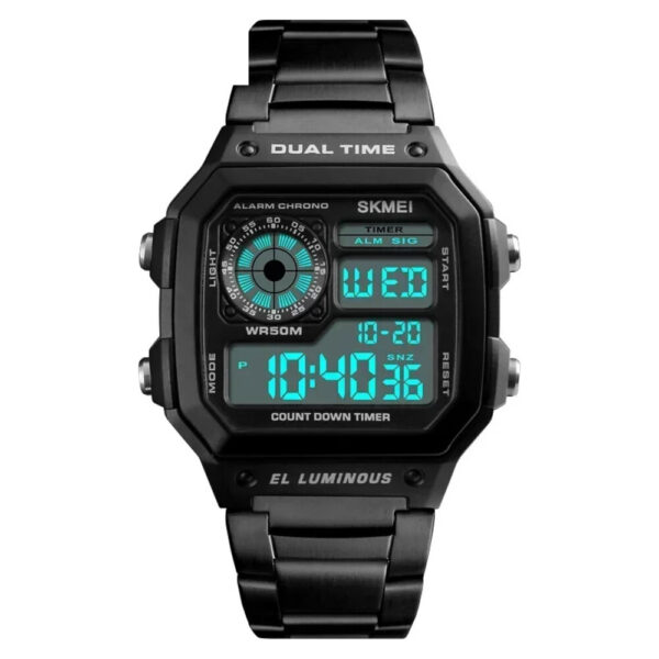 SKMEI 1335 Retro Square Digital Watch