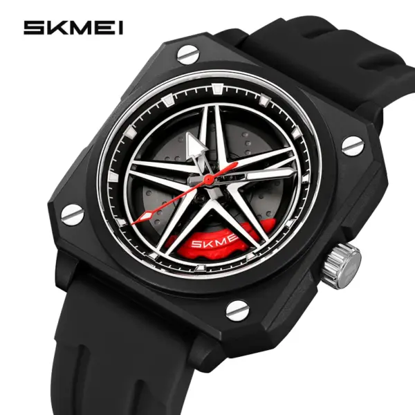 SKMEI 2362 Wheel Dial Silicone Watch