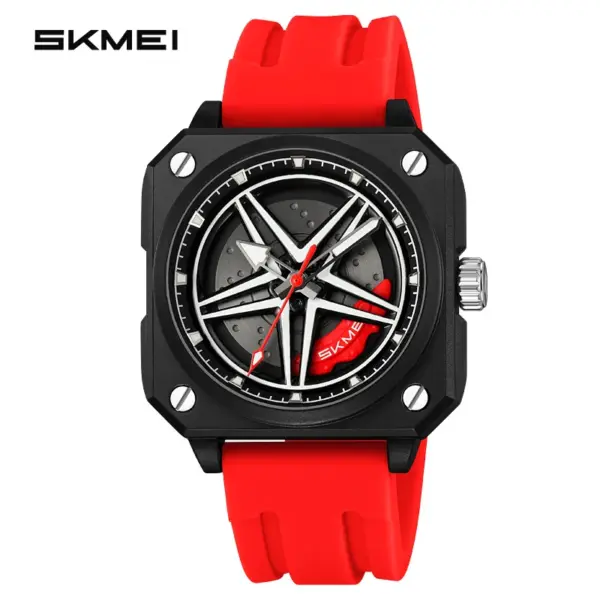 SKMEI 2362 SKMEI 2362 Wheel Dial Silicone Watch – photo 3