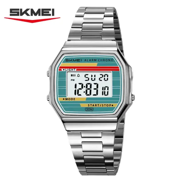 SKMEI 2514 SKMEI 2514 Retro Digital Steel Watch – photo 3